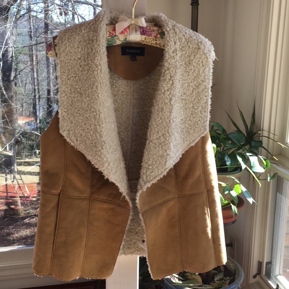 Talbots Faux Suede Vest! Awesome find!